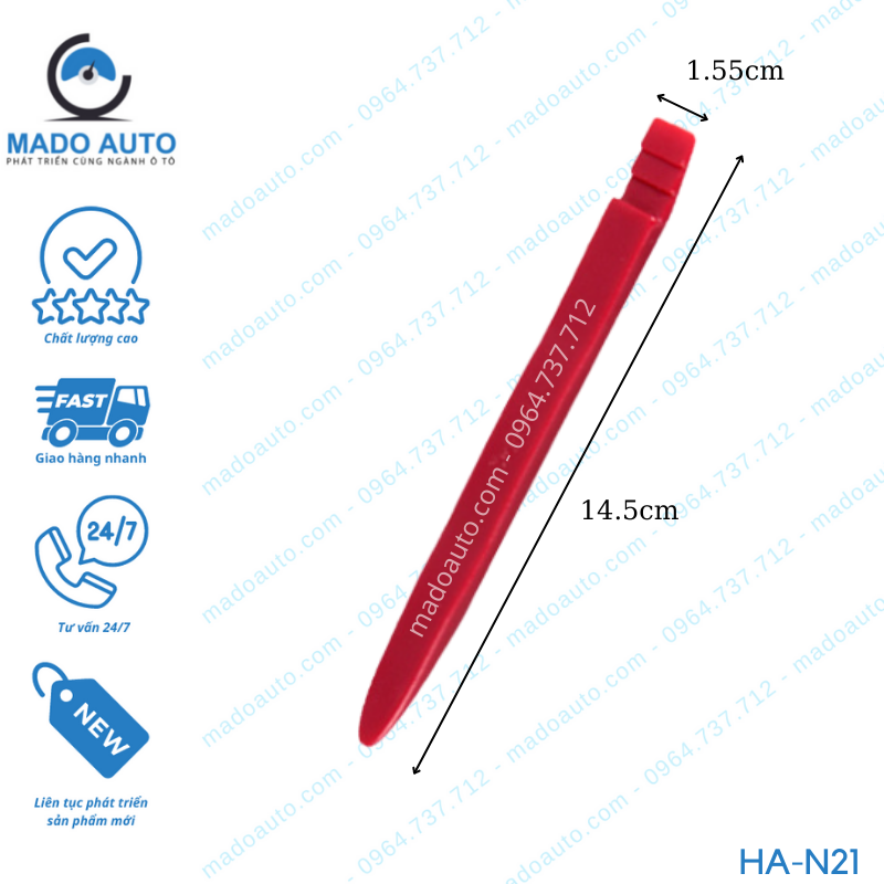 Cậy Chốt Nở Nhựa Nội Thất Ô Tô HAMEI Chính Hãng HA-N21