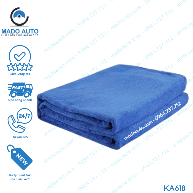 Khăn Bông Dày Thấm Nước Tốt Cỡ Đại 60x180cm