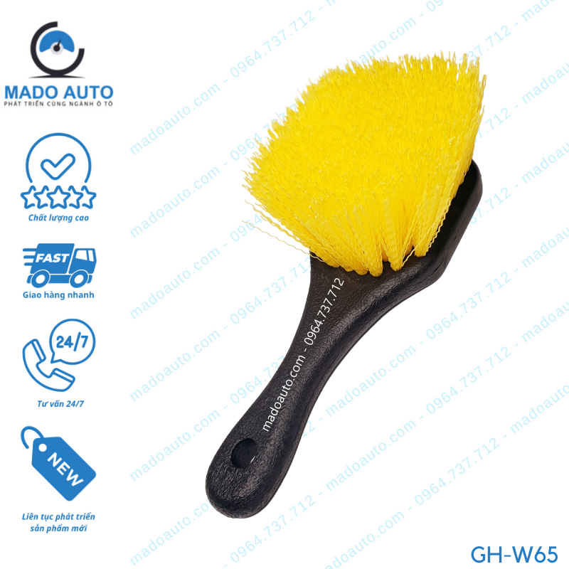 Chổi Vệ Sinh Xe Ô Tô Lông Nhựa Dày Cứng GH-W65