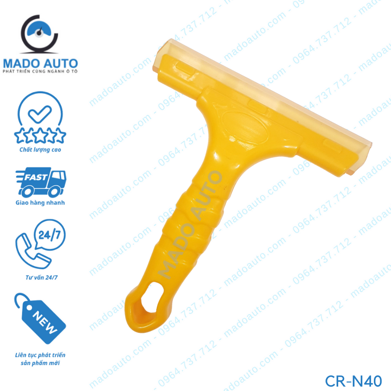 Gạt Cao Su Dụng Cụ Đồ Nghề Dán Phim Cách Nhiệt Ô Tô MADO Auto [CR-N40]