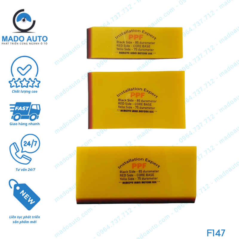 Gạt Cao Su 3 Lớp Dán Decal Wrap PPF Ô Tô Xe Máy F147