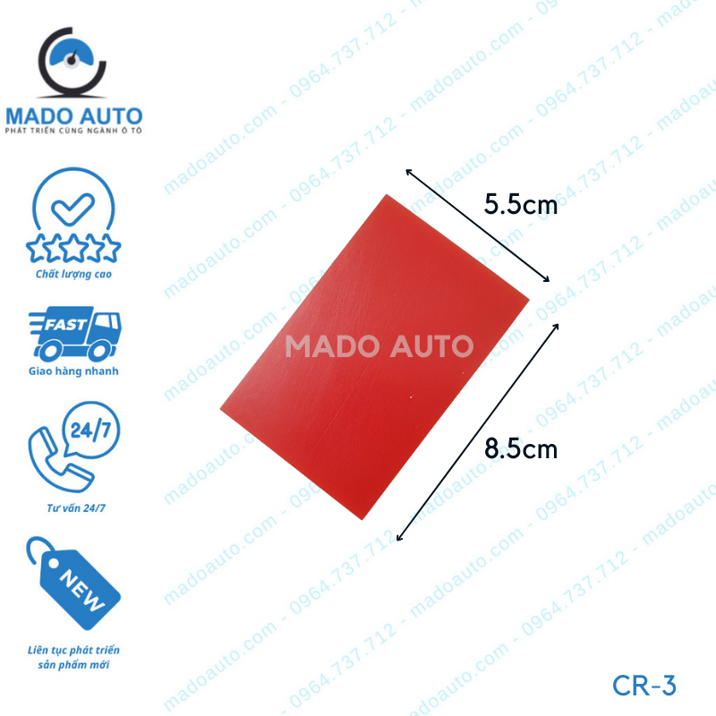 Gạt Cao Su Dụng Cụ Đồ Nghề Dán Decal Đổi Màu Xe Ô Tô MADO Auto [CR-3]