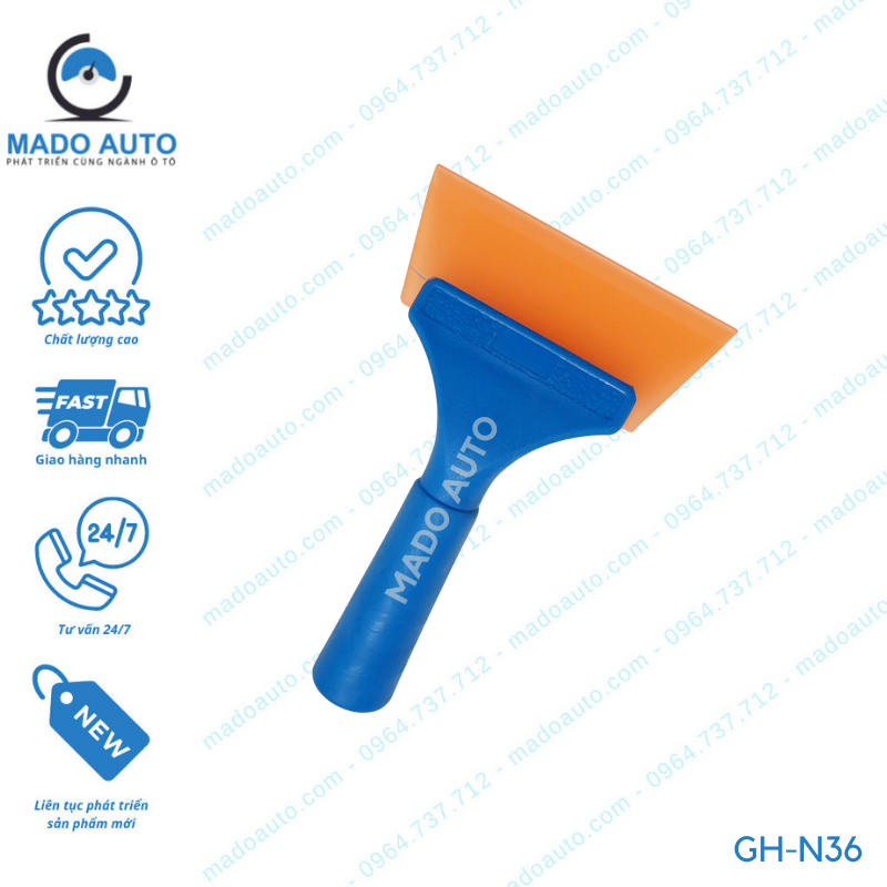 Gạt Cao Su Dụng Cụ Đồ Nghề Dán Phim Cách Nhiệt Ô Tô MADO Auto [GH-N36]
