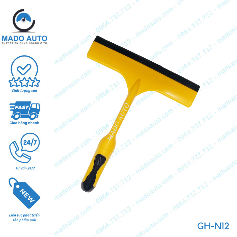Gạt Cao Su Dụng Cụ Đồ Nghề Dán Phim Cách Nhiệt Ô Tô MADO Auto [GH-N12]