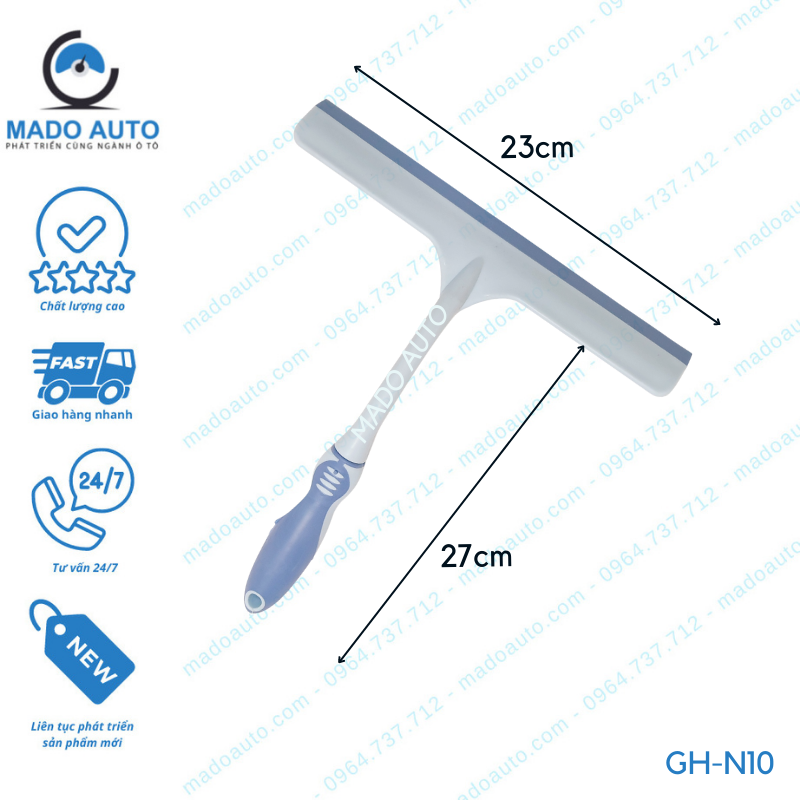 Gạt Cao Su Dụng Cụ Đồ Nghề Dán Phim Cách Nhiệt Ô Tô MADO Auto [GH-N10]