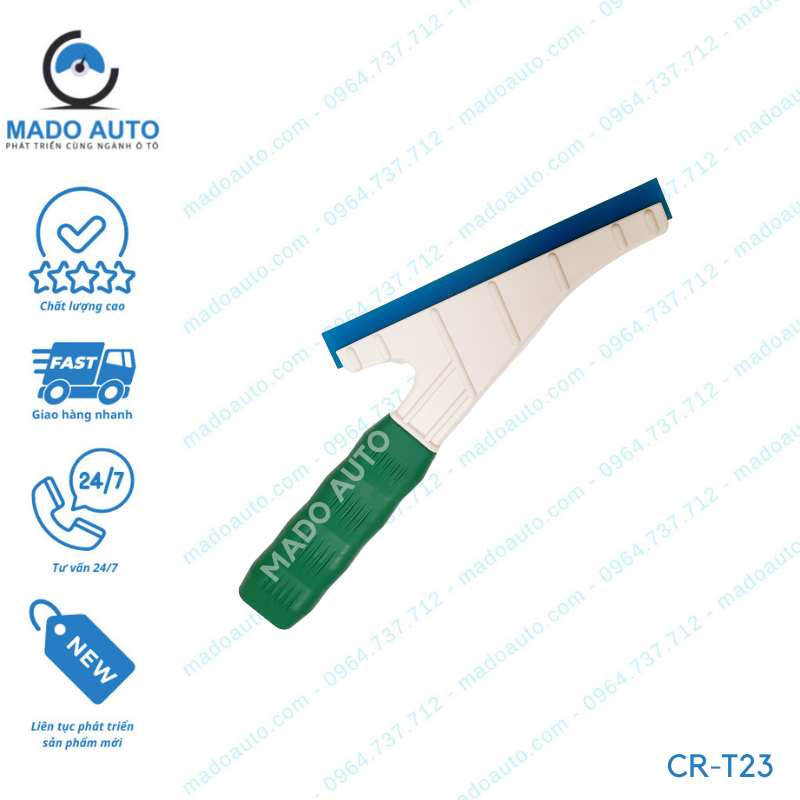 Gạt Cao Su Dụng Cụ Đồ Nghề Dán Phim Cách Nhiệt Ô Tô MADO Auto [CR-T23]