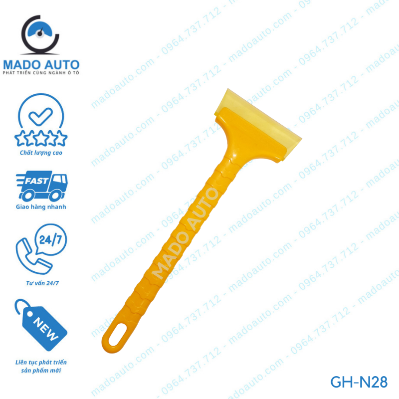 Gạt Cao Su Dụng Cụ Đồ Nghề Dán Phim Cách Nhiệt Ô Tô MADO Auto [GH-N28]