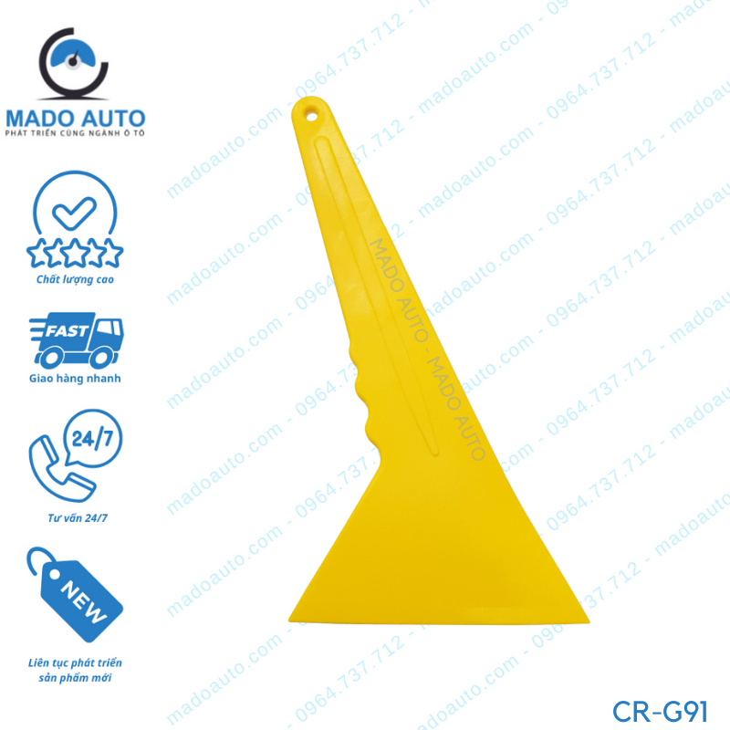 Gạt Nhựa Dụng Cụ Đồ Nghề Dán Phim Cách Nhiệt Ô Tô MADO Auto [CR-G91]