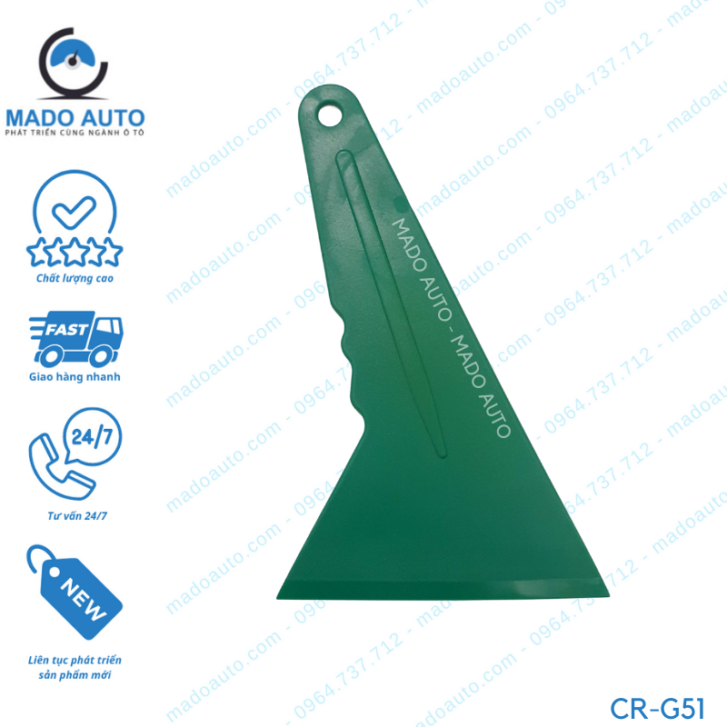 Gạt Nhựa Dụng Cụ Đồ Nghề Dán Phim Cách Nhiệt Ô Tô MADO Auto [CR-G51]