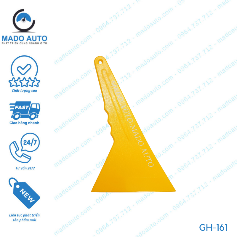 Gạt Nhựa Dụng Cụ Đồ Nghề Dán Phim Cách Nhiệt Ô Tô MADO Auto [GH-160]