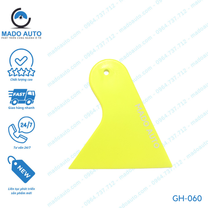 Gạt Nhựa Dụng Cụ Đồ Nghề Dán Phim Cách Nhiệt Ô Tô MADO Auto [GH-060]