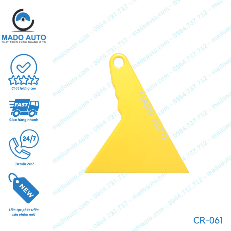 Gạt Nhựa Dụng Cụ Đồ Nghề Dán Phim Cách Nhiệt Ô Tô MADO Auto [CR-061]