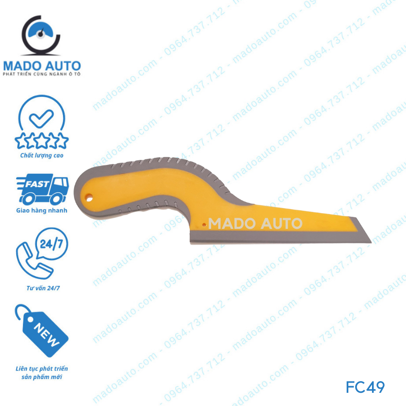 Gạt Nhựa Dụng Cụ Đồ Nghề Dán Phim Cách Nhiệt Ô Tô MADO Auto [F49]