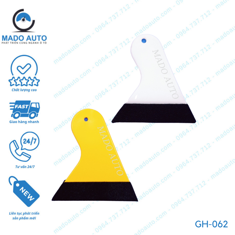 Gạt Nhựa Dụng Cụ Đồ Nghề Dán Phim Cách Nhiệt Ô Tô MADO Auto [GH-062]