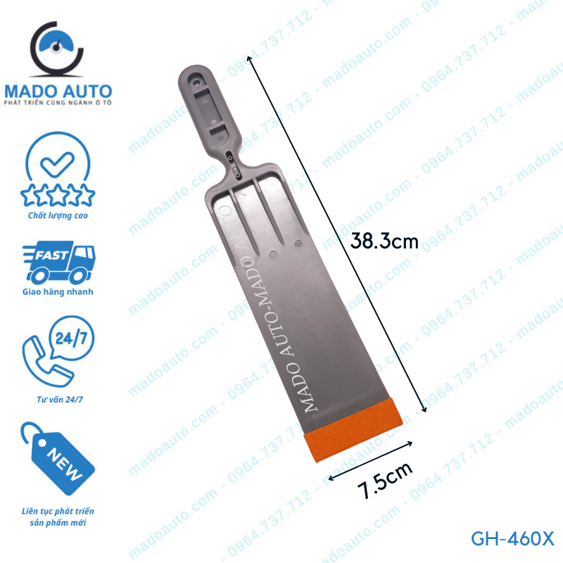 Gạt Nhựa Dụng Cụ Đồ Nghề Dán Phim Cách Nhiệt Ô Tô MADO Auto [GH-460X]