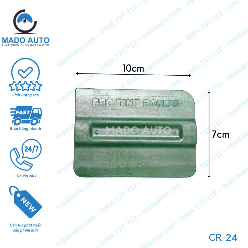 Gạt Nhựa Dụng Cụ Đồ Nghề Dán Decal Đổi Màu Xe Ô Tô MADO Auto [CR-24]