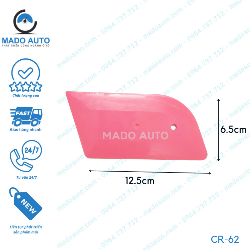 Gạt Nhựa Dụng Cụ Đồ Nghề Dán Decal Đổi Màu Xe Ô Tô MADO Auto [CR-62]