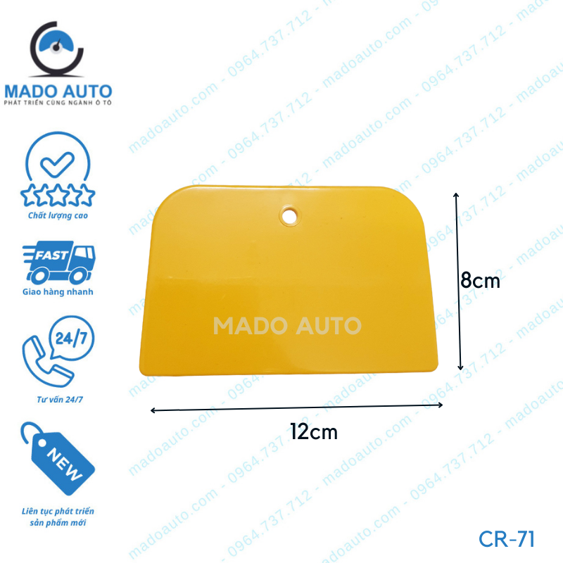 Gạt Nhựa Dụng Cụ Đồ Nghề Dán Decal Đổi Màu Xe Ô Tô MADO Auto [CR-71]