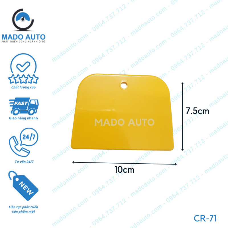 Gạt Nhựa Dụng Cụ Đồ Nghề Dán Decal Đổi Màu Xe Ô Tô MADO Auto [CR-71]