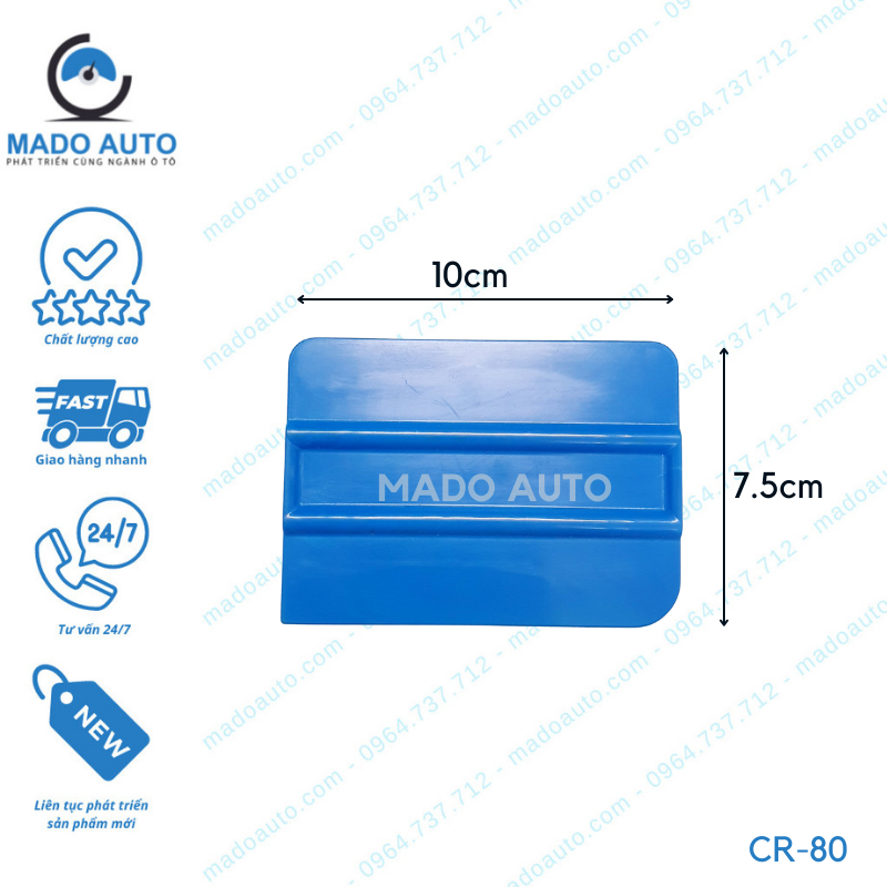 Gạt Nhựa Dụng Cụ Đồ Nghề Dán Decal Đổi Màu Xe Ô Tô MADO Auto [CR-80]