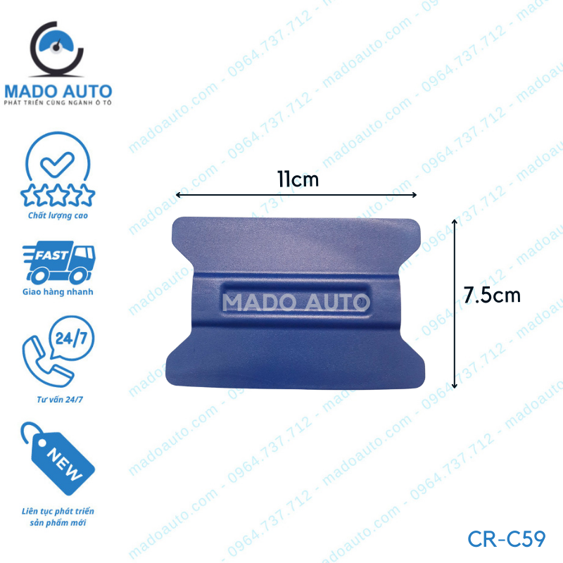 Gạt Nhựa Dụng Cụ Đồ Nghề Dán Decal Đổi Màu Xe Ô Tô MADO Auto [CR-C59]