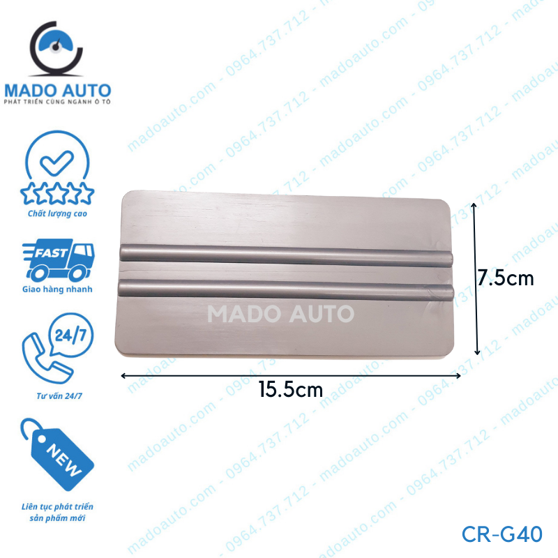 Gạt Nhựa Dụng Cụ Đồ Nghề Dán Decal Đổi Màu Xe Ô Tô MADO Auto [CR-G40]