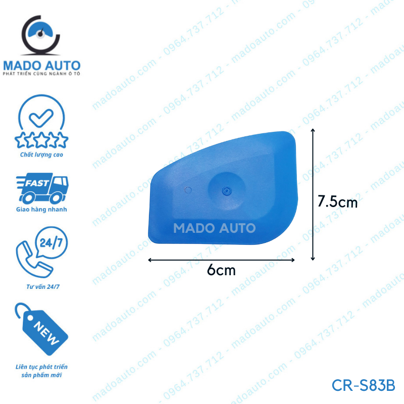 Gạt Nhựa Dụng Cụ Đồ Nghề Dán Decal Đổi Màu Xe Ô Tô MADO Auto [CR-S83]