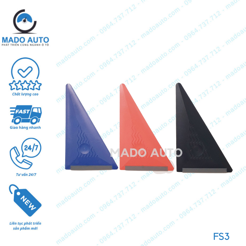 Gạt Nhựa Dụng Cụ Đồ Nghề Dán Decal Đổi Màu Xe Ô Tô MADO Auto [FS3]