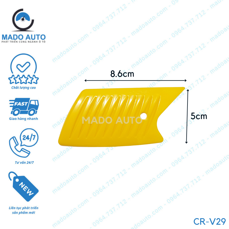 Gạt Nhựa Dụng Cụ Đồ Nghề Dán Decal Đổi Màu Xe Ô Tô MADO Auto [CR-V29]