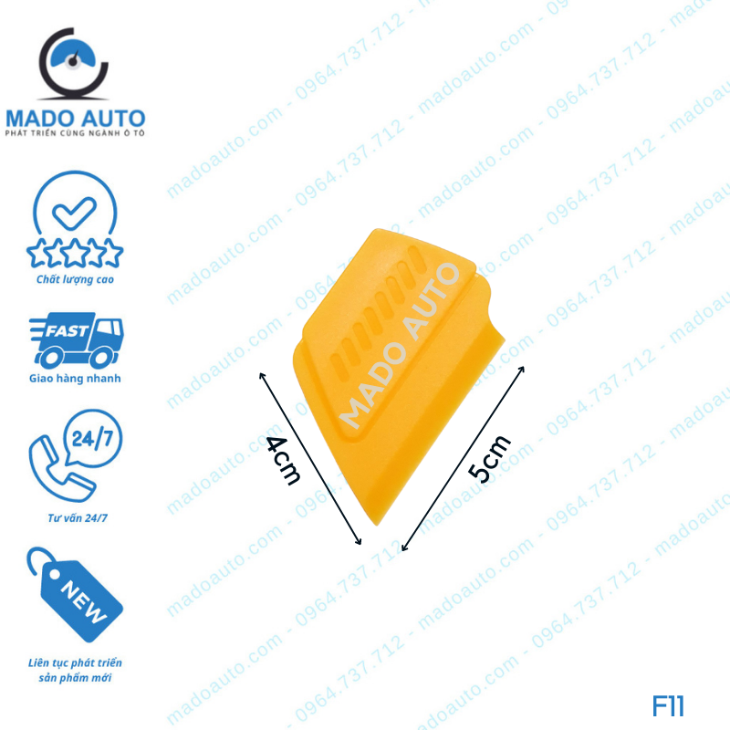 Gạt Nhựa Dụng Cụ Đồ Nghề Dán Decal Đổi Màu Xe Ô Tô MADO Auto [F11]