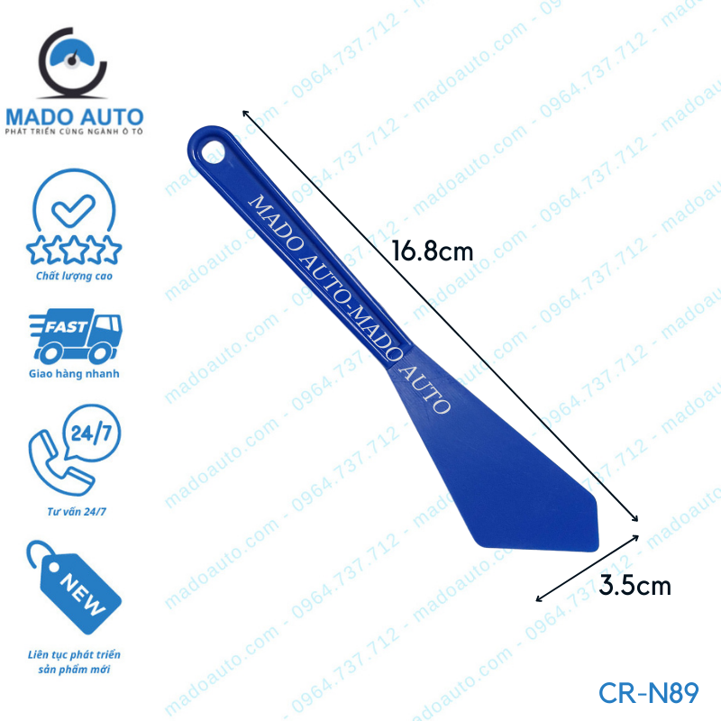 Gạt Nhựa Dụng Cụ Đồ Nghề Dán Decal Đổi Màu Xe Ô Tô MADO Auto [CR-N89]