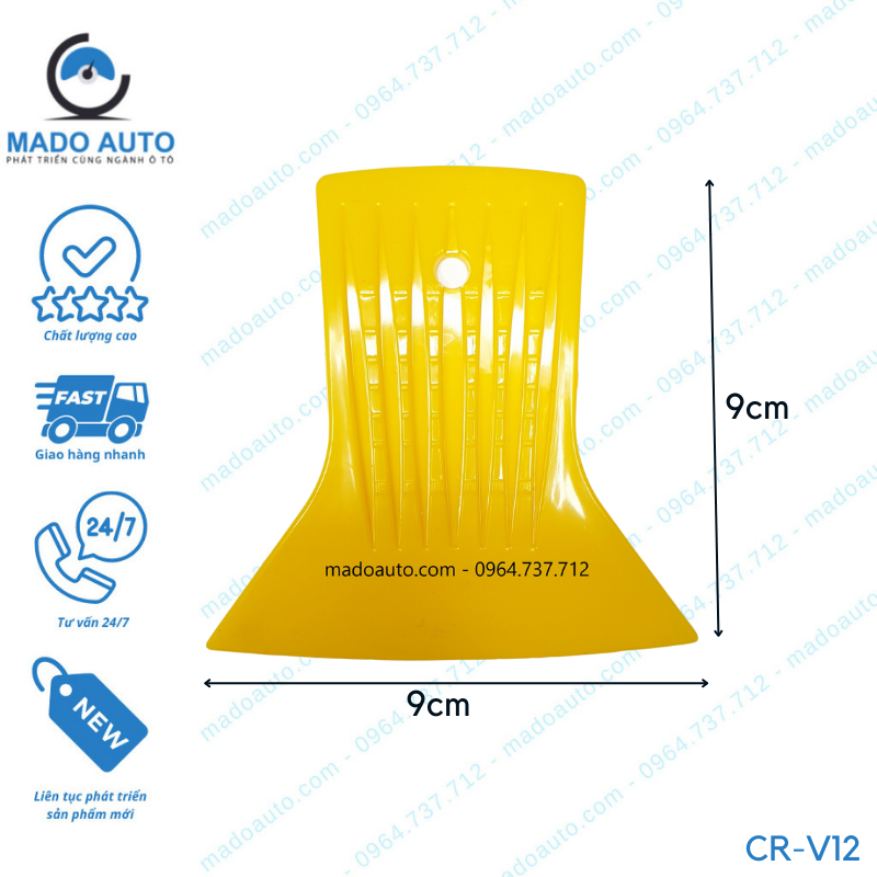 Gạt Nhựa Dụng Cụ Đồ Nghề Dán Decal Đổi Màu Xe Ô Tô MADO Auto [CR-V12]