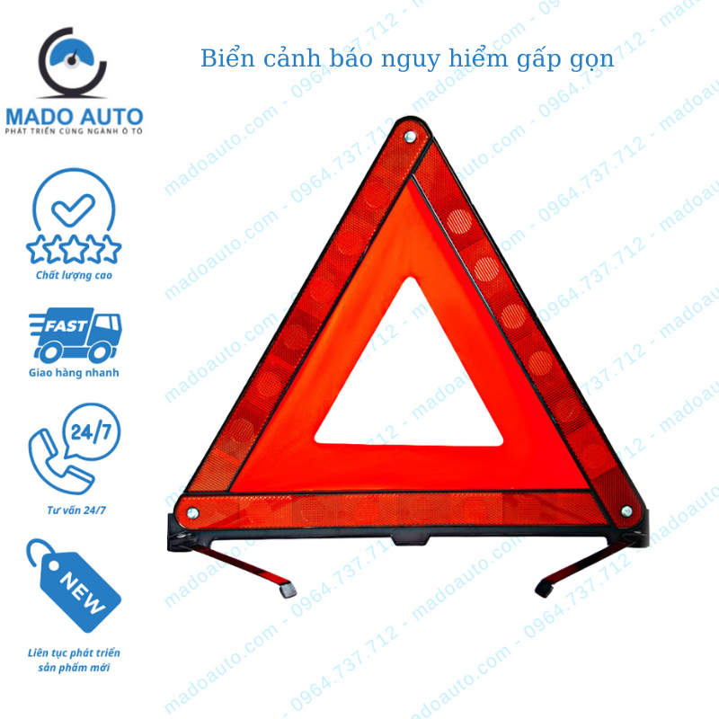 Biển Cảnh Báo Nguy Hiểm Gấp Gọn