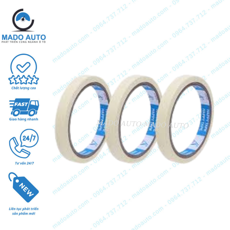 Băng Dính Keo Giấy Dùng Để Cố Định Giấy Vẽ, Chặn Màu Nước, Viết Ghi Chú, Dễ Bóc Gỡ, Xé Bằn