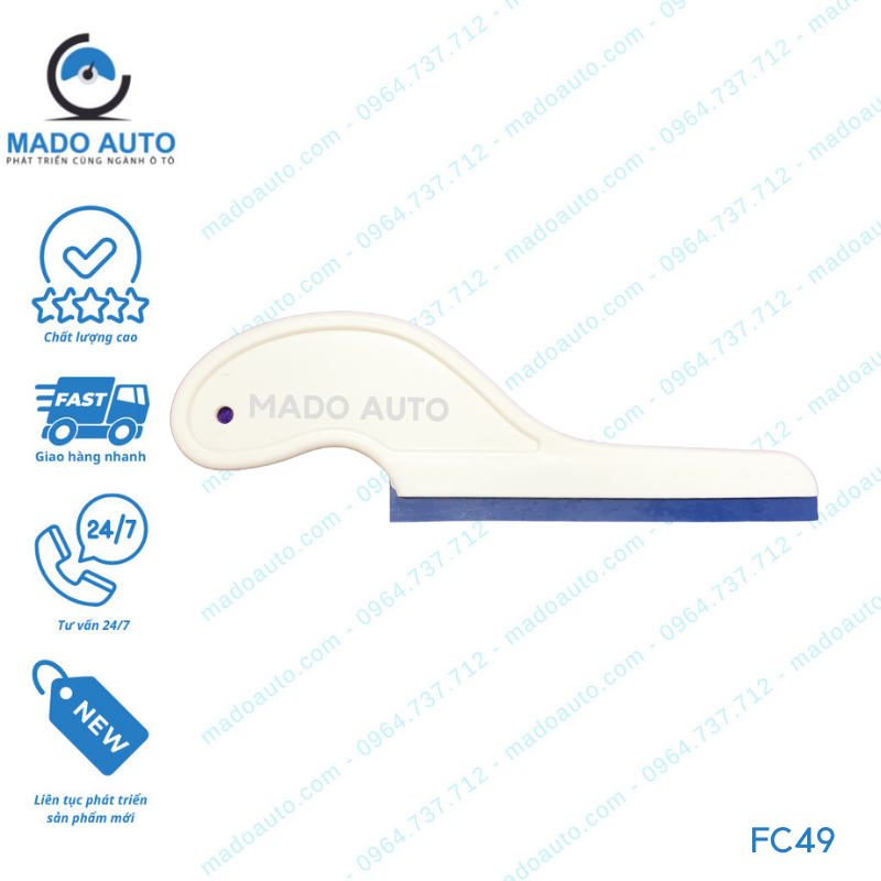 Gạt nhựa Dụng cụ Đồ nghề dán Phim cách nhiệt ô tô MADO Auto [FC49]