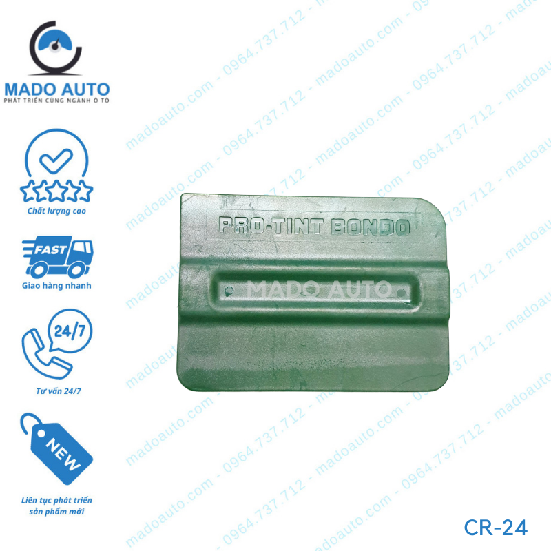 Gạt nhựa Dụng cụ Đồ nghề dán Decal đổi màu xe ô tô MADO Auto [CR-24]