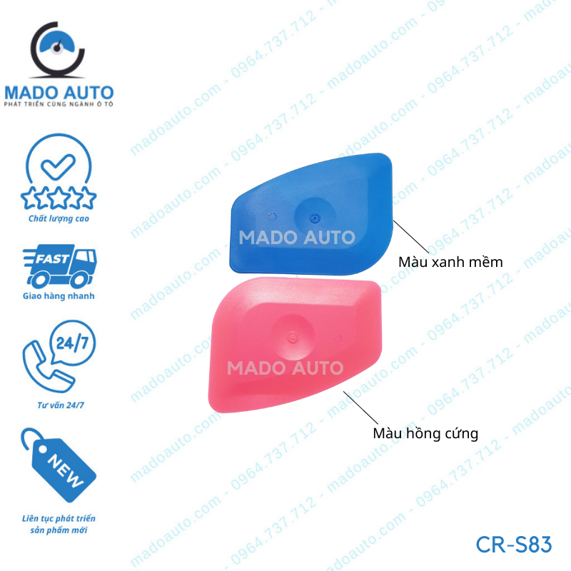 Gạt nhựa Dụng cụ Đồ nghề dán Decal đổi màu xe ô tô MADO Auto [CR-S83]