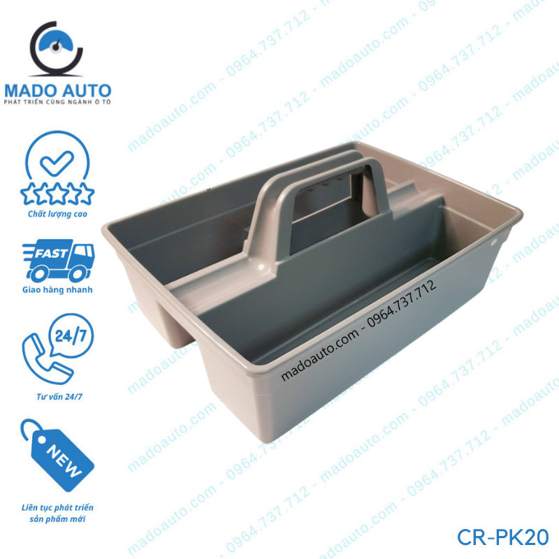 Khay nhựa đựng dụng cụ kỹ thuật, dán Film cách nhiệt ô tô MADO AUTO CR-PK20