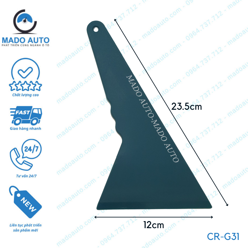 Gạt nhựa Dụng cụ Đồ nghề dán Phim cách nhiệt ô tô MADO Auto [CR-G31]