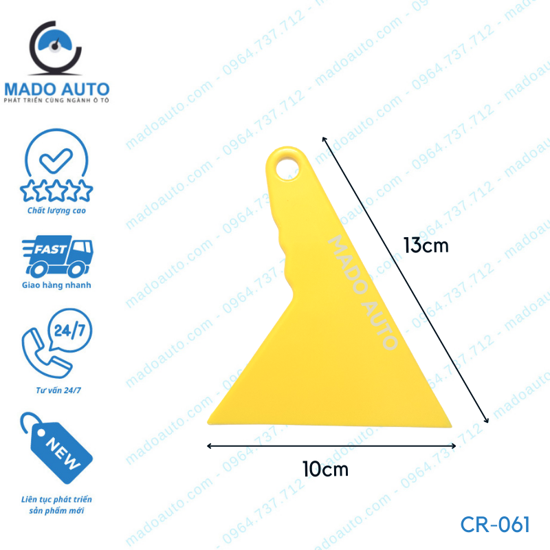 Gạt nhựa Dụng cụ Đồ nghề dán Phim cách nhiệt ô tô MADO Auto [CR-061]
