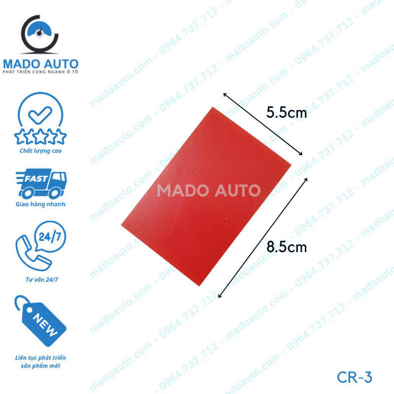 Gạt cao su Dụng cụ Đồ nghề dán Decal đổi màu xe ô tô MADO Auto [CR-3]