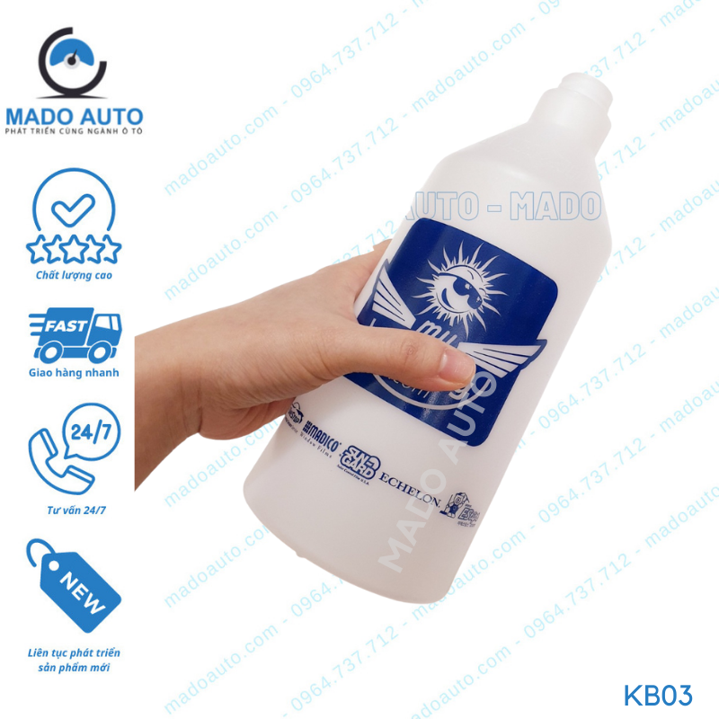 Bình xịt phun sương 1 Lít vòi xanh cao cấp MADO AUTO [KB03]